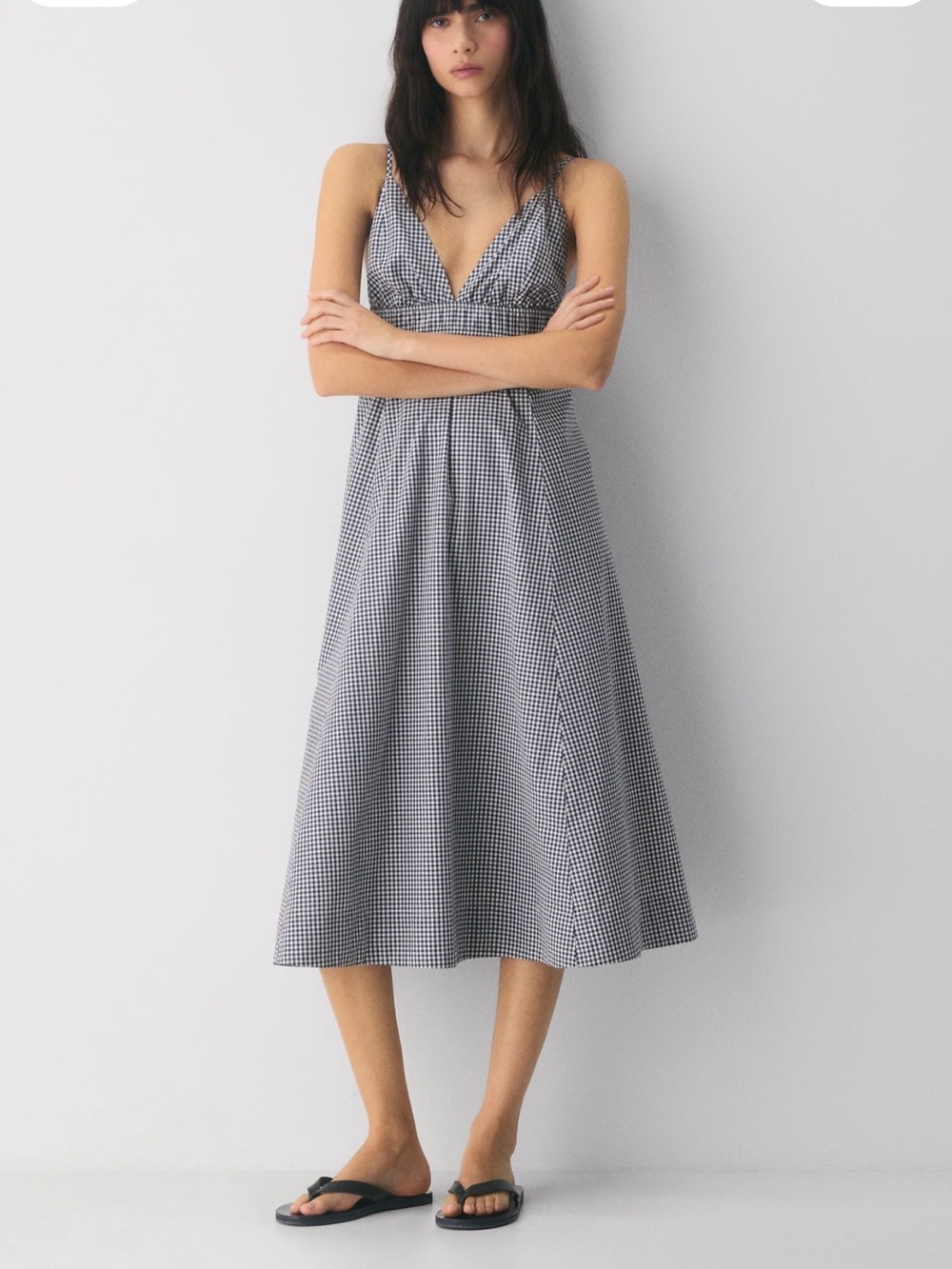 Encourage poplin mini dress